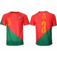Portugal Pepe #3 Domaci Dres SP 2022 Kratak Rukav